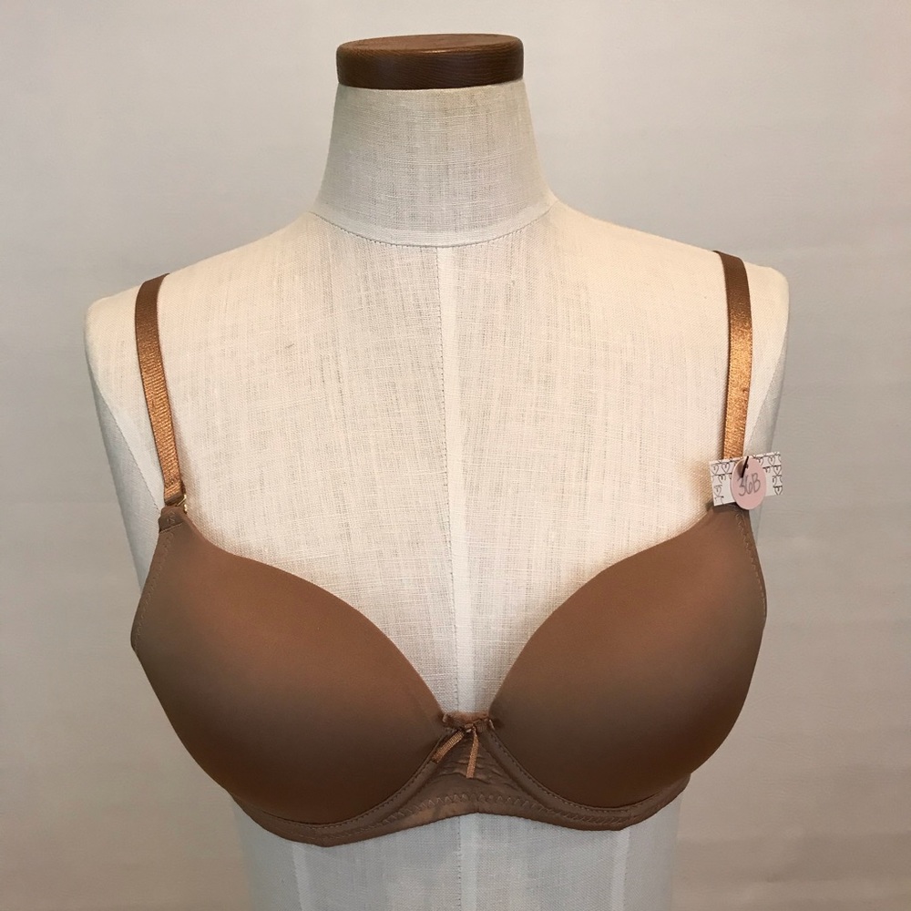 Spree Intimates, Sexy Push-up Bra, Brown color
